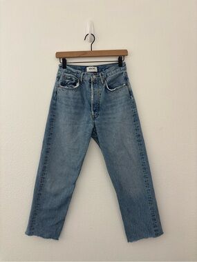 Agolde 90s jeans raw hem